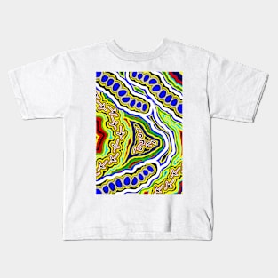 Aboriginal Art - Emu Dreaming Kids T-Shirt